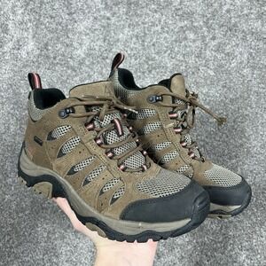 ASCEND 819693 Bone Dry Men's Size 8M Brown Leather 6" Waterproof Hiking Boots